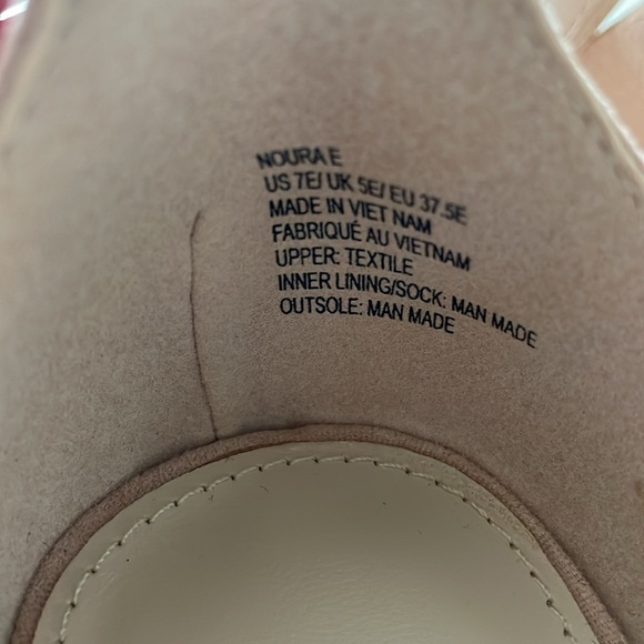 Justfab 7W pink strap heel - Picture 3 of 4